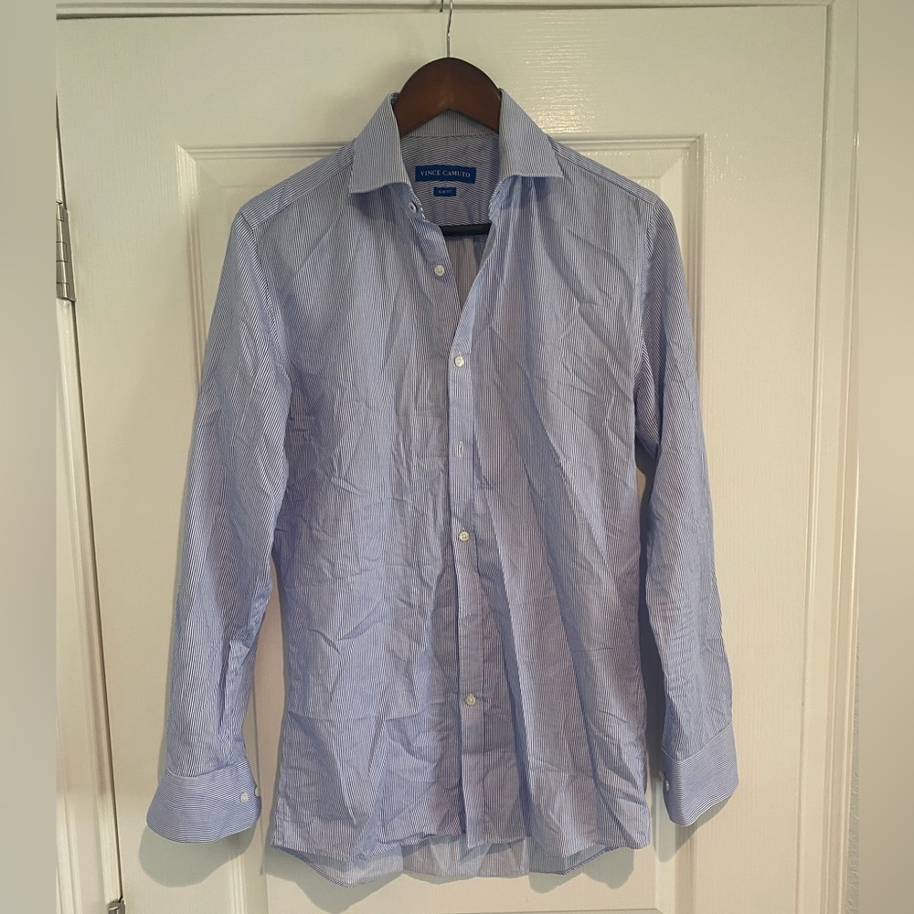 VINCE CAMUTO SLIM FIT DRESS SHIRT SIZE 14 1/2 32/33